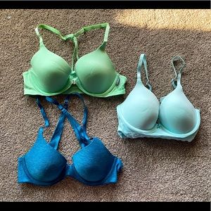 Set of 3 Sunnie Aerie bras 34b